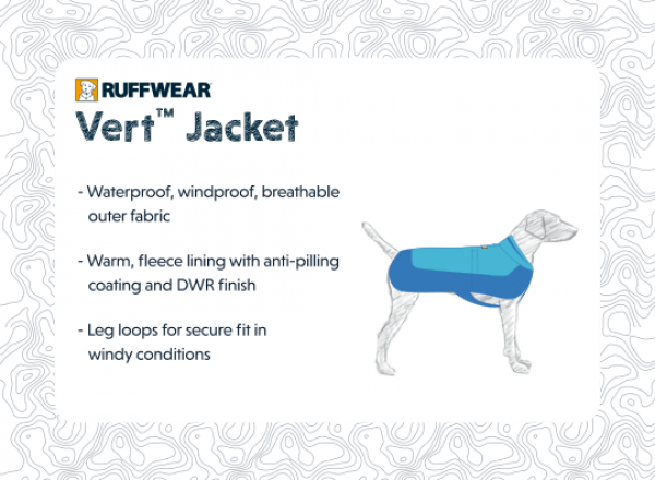 Ruffwear Vert Jacket Sockeye Red Gr. XXS Ruffwear Vert Jacket Sockeye Red Gr. XXS